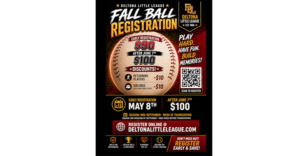 REGISTRATION OPENS MAY 8TH 2026!